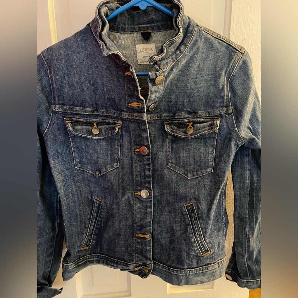 J Crew classic denim jacket- W Medium